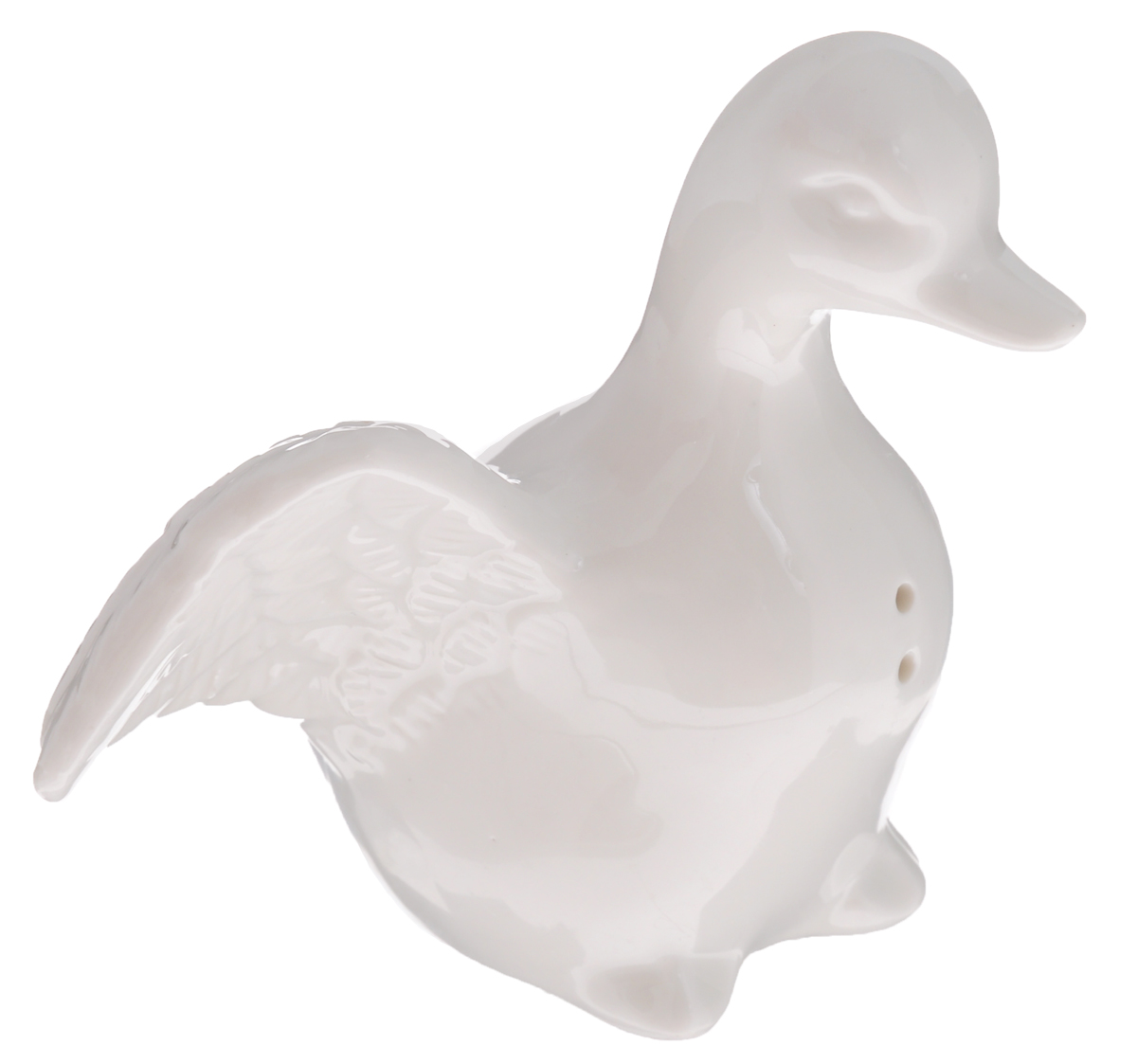 Солонка-перечница Walmer "Duck", цвет: белый, 10 х 9 х 9 см