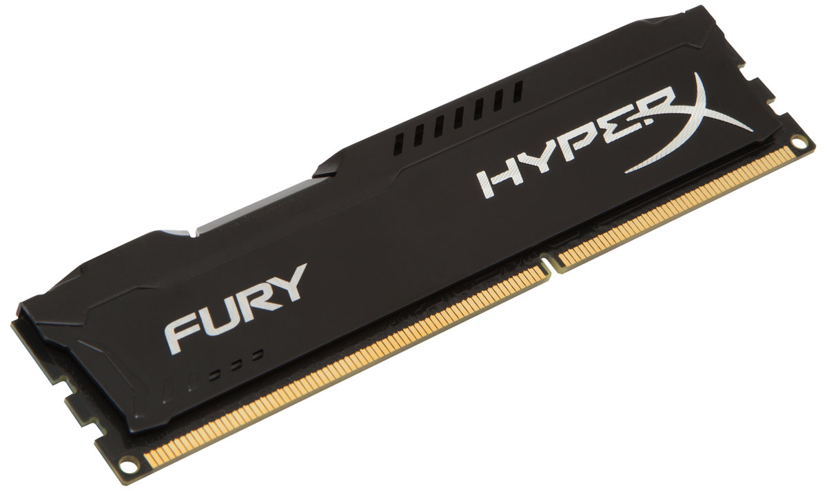 фото Модуль оперативной памяти Kingston HyperX Fury DDR3 8GB 1600 МГц, Black (HX316C10FB/8)