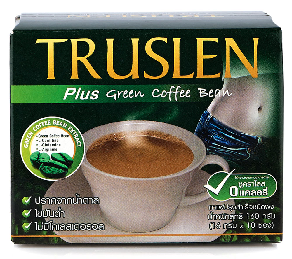 фото Truslen Plus Green Coffee Bean кофейный напиток в пакетиках, 10 шт