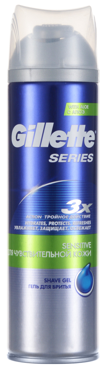 Гель Для Бритья Gillette Series Для Чувствительной Кожи, 200 мл