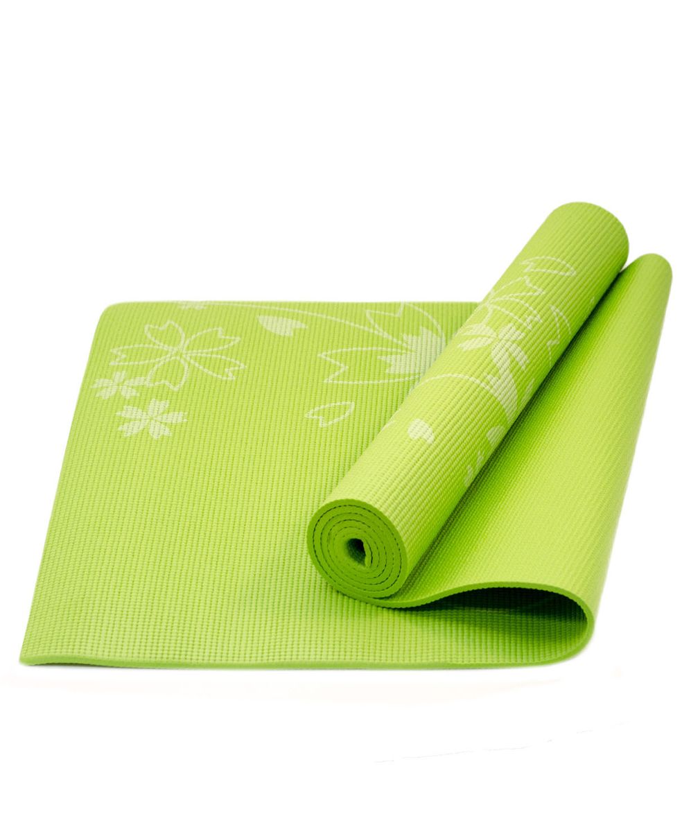 Коврик для йоги Starfit "FM-102", цвет: зеленый, 173 х 61 х 0,5 см