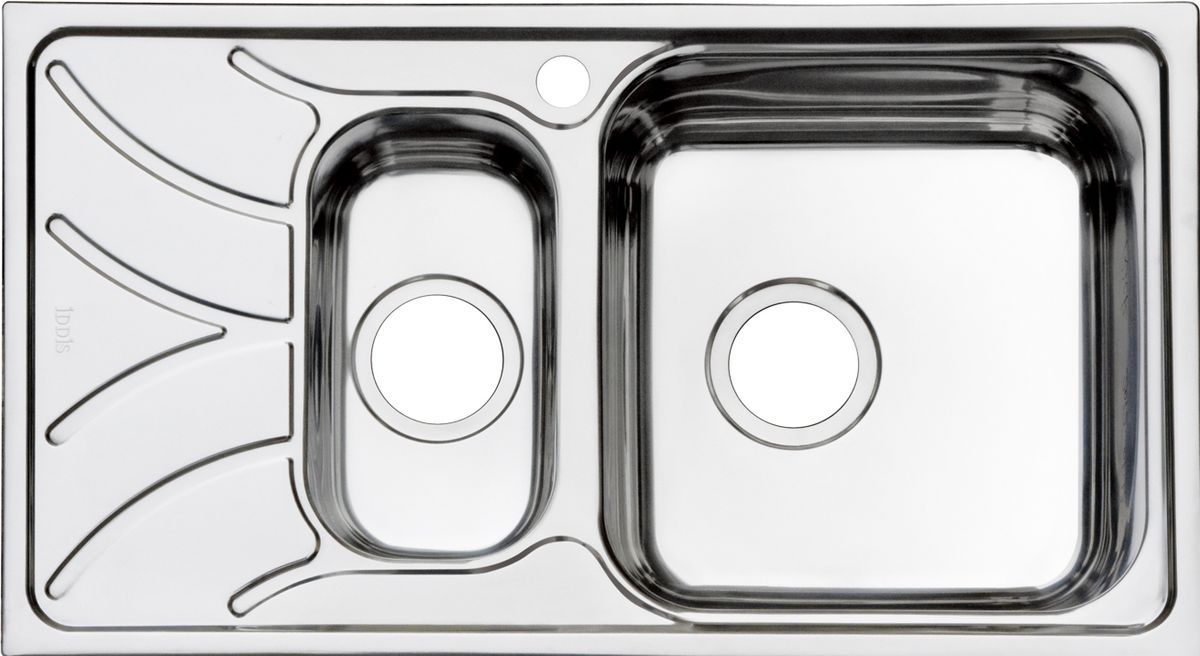 Фото товара на маркетплейсе ozon Мойка, нержавеющая сталь, полированная, 1 1/2, чаша справа, 780*440, Arro S, IDDIS, ARR78PZi77
