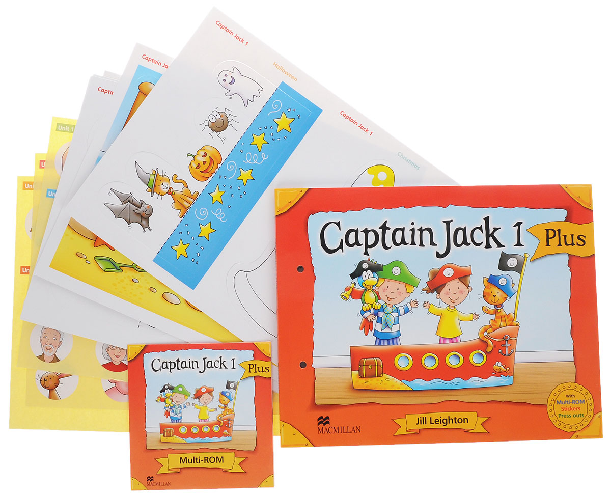 фото Captain Jack 1 Plus: Pupil's Book (+ Multi-ROM, Press outs and Stickers) Macmillan education