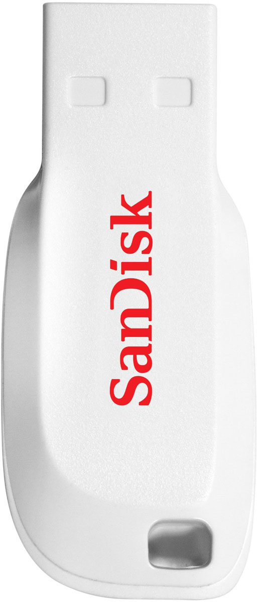 фото SanDisk Cruzer Blade 16GB, White USB-накопитель