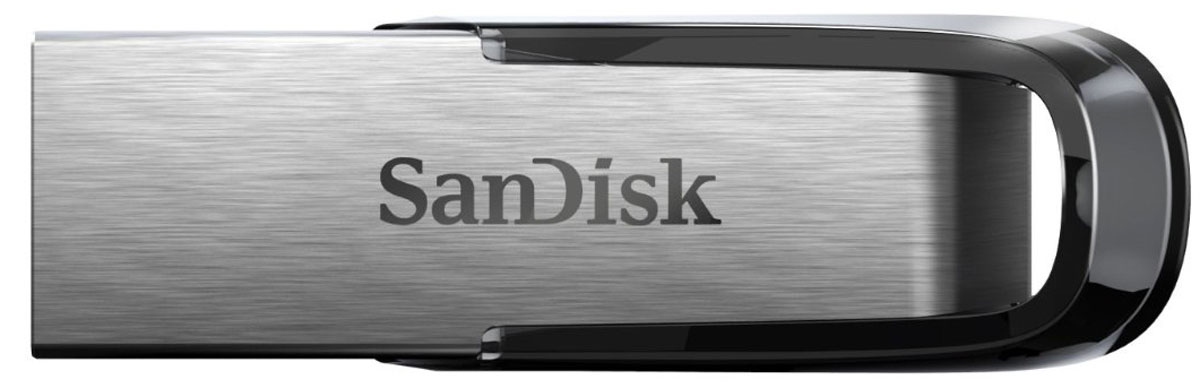 фото SanDisk Cruzer Ultra Flair 64GB, Silver Black USB-накопитель