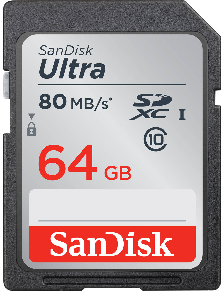 фото SanDisk Ultra SDXC UHS-I 64GB карта памяти