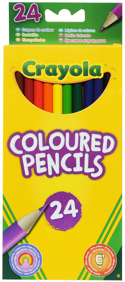 Crayola Набор цветных карандашей 24 шт