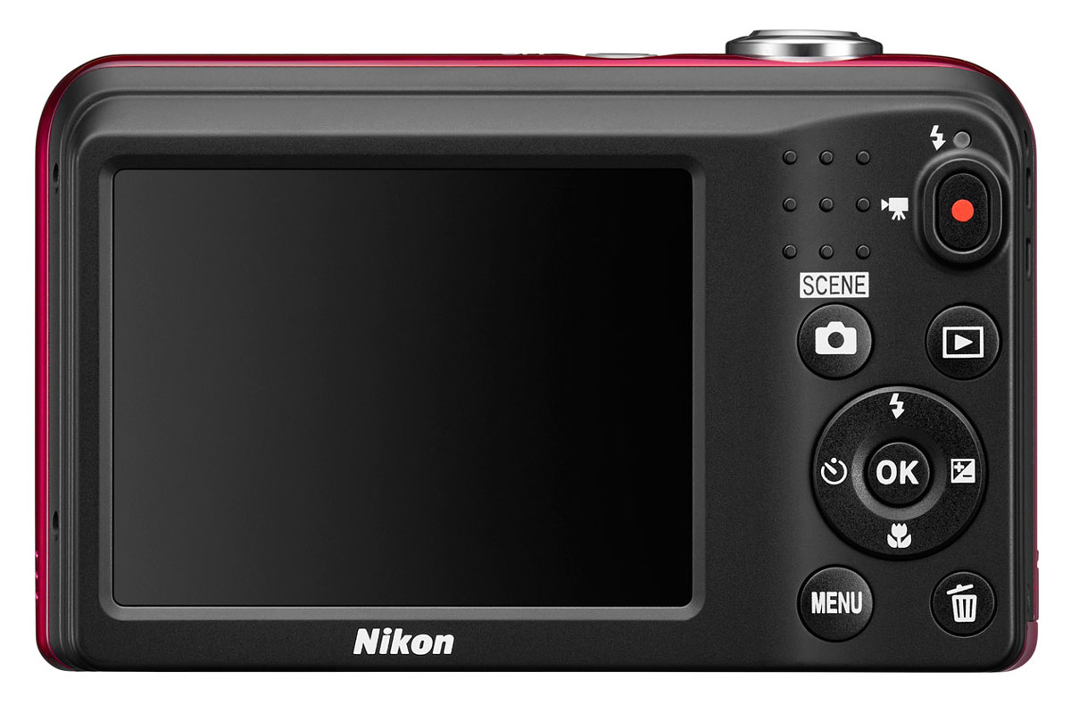 фото Компактный фотоаппарат Nikon CoolPix A10, Red