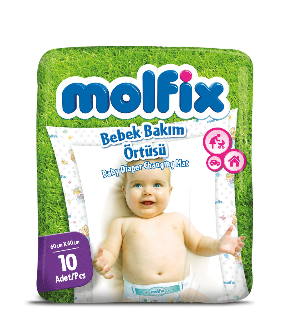 Пеленка одноразовая Molfix Molfix Непромокаемая пеленка 60 x 60 см ...