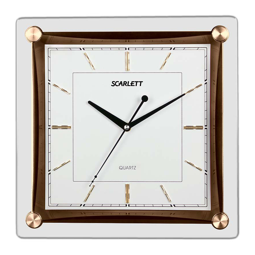 фото Часы настенные "Scarlett", 39 х 39 см. SC - 55GA