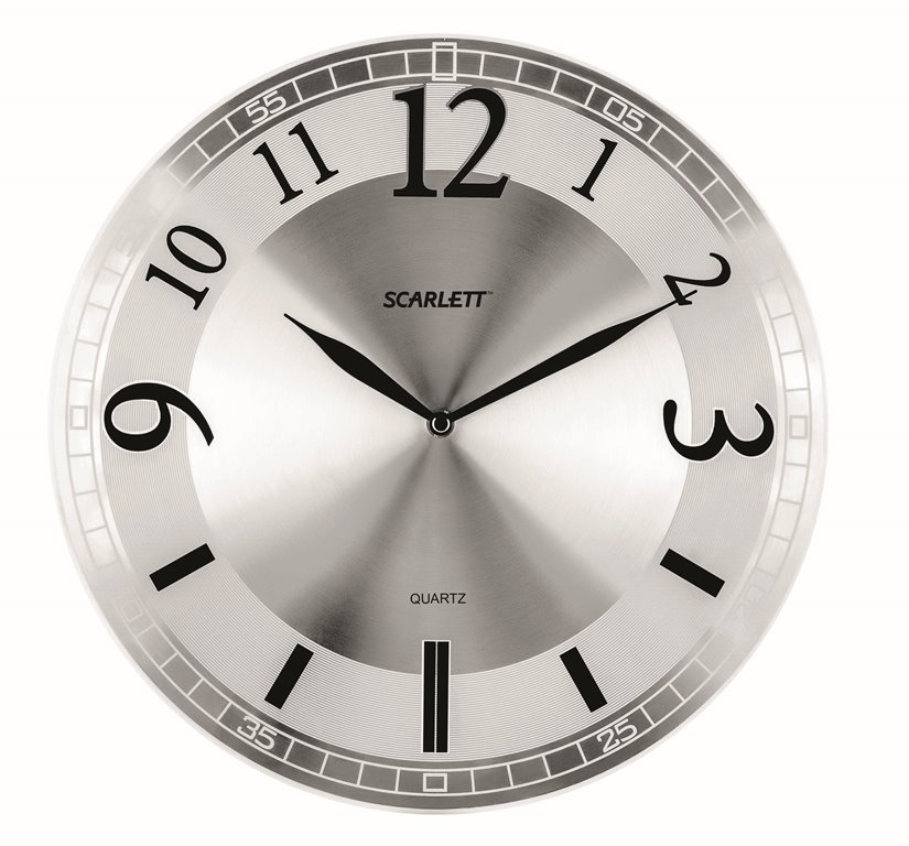 фото Часы настенные "Scarlett", диаметр 30,3 см. SC - 55N