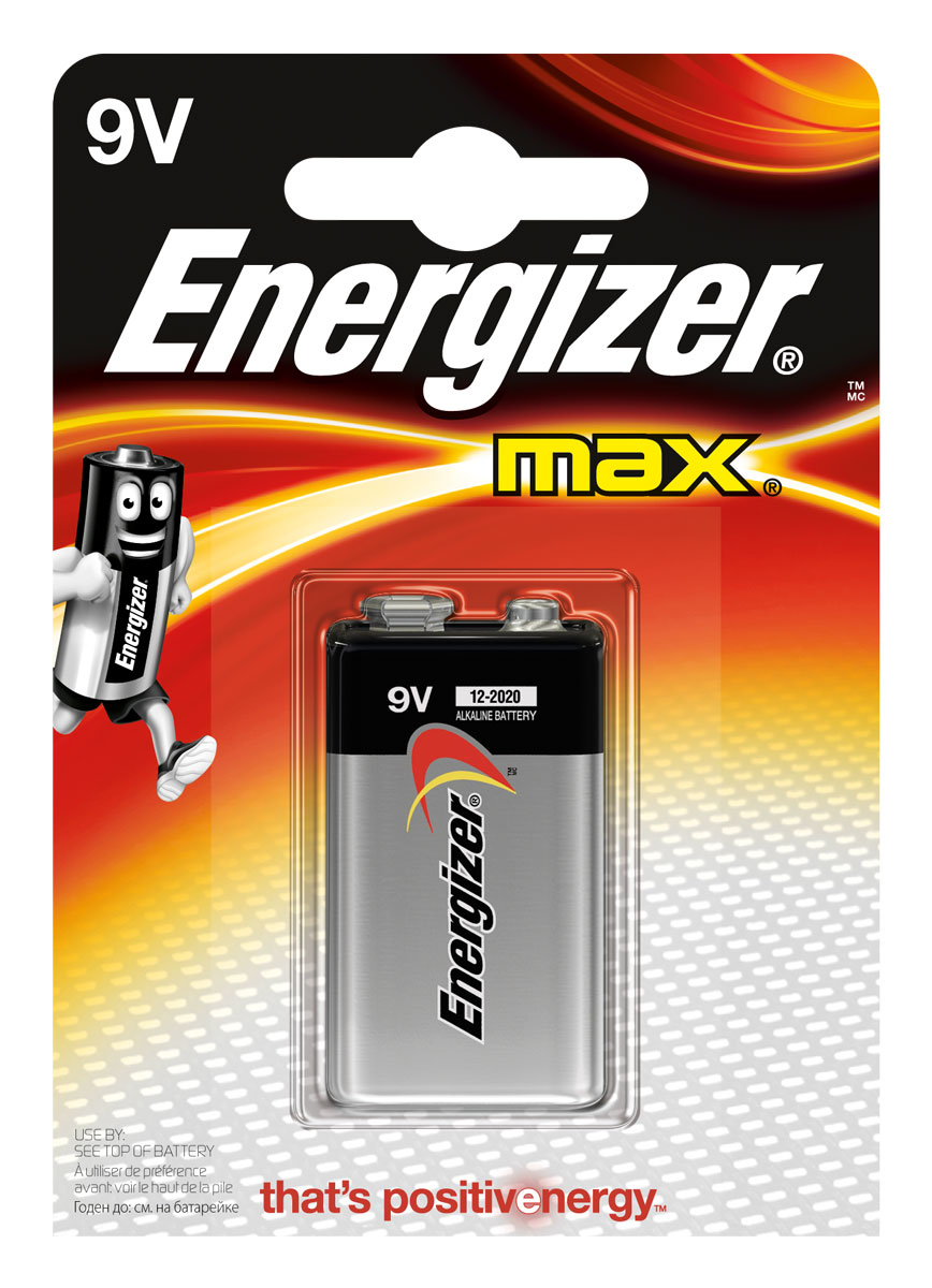 фото Батарейка Energizer "Max", тип 9V/6LR61