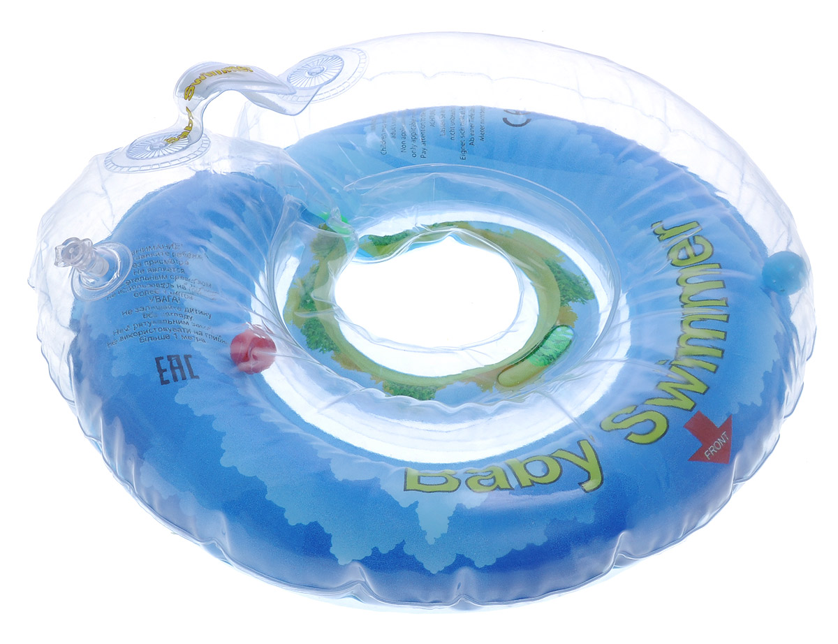Baby Swimmer Круг на шею Солнечный остров с погремушкой 6-36 кг