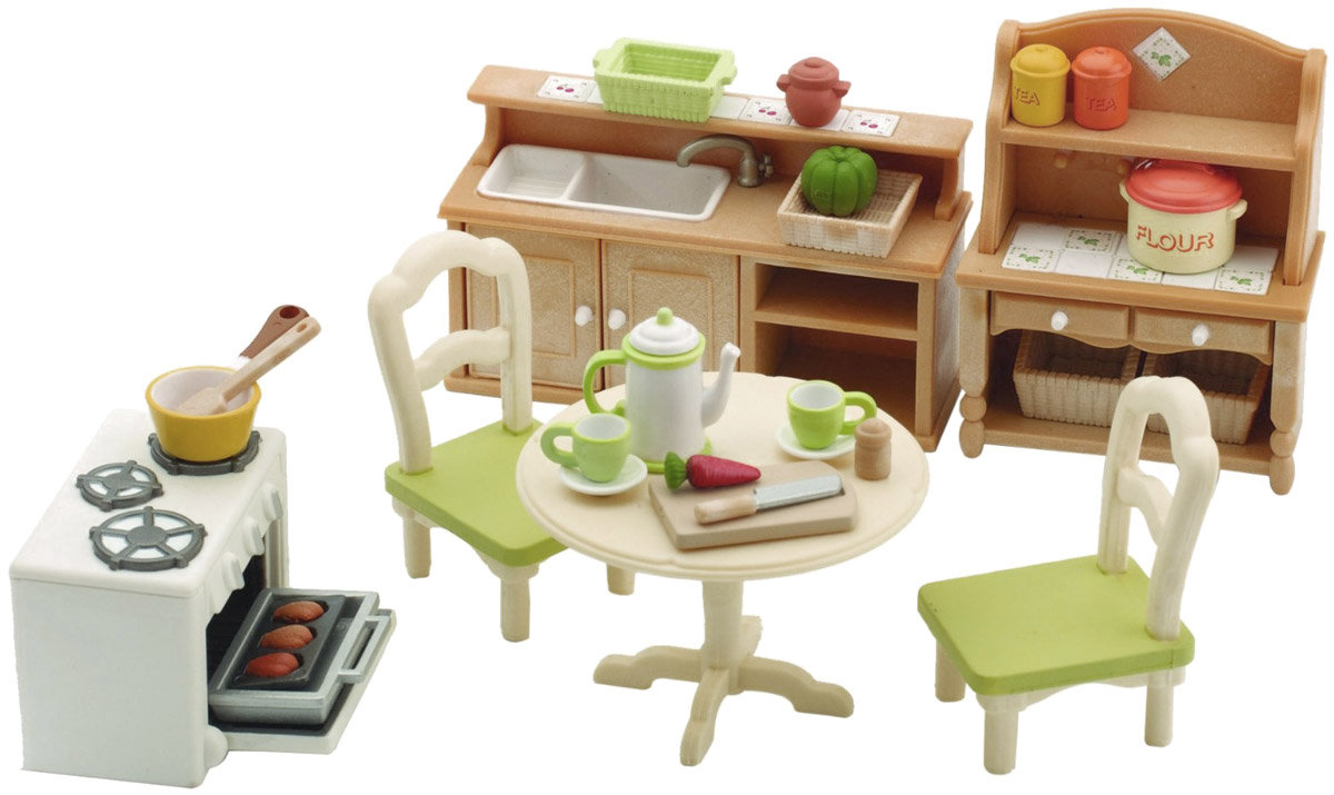 Мебель кукольная столовая 8 предметов