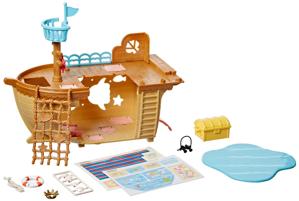 Sylvanian Families Игровой набор Детская площадка Сокровища морей