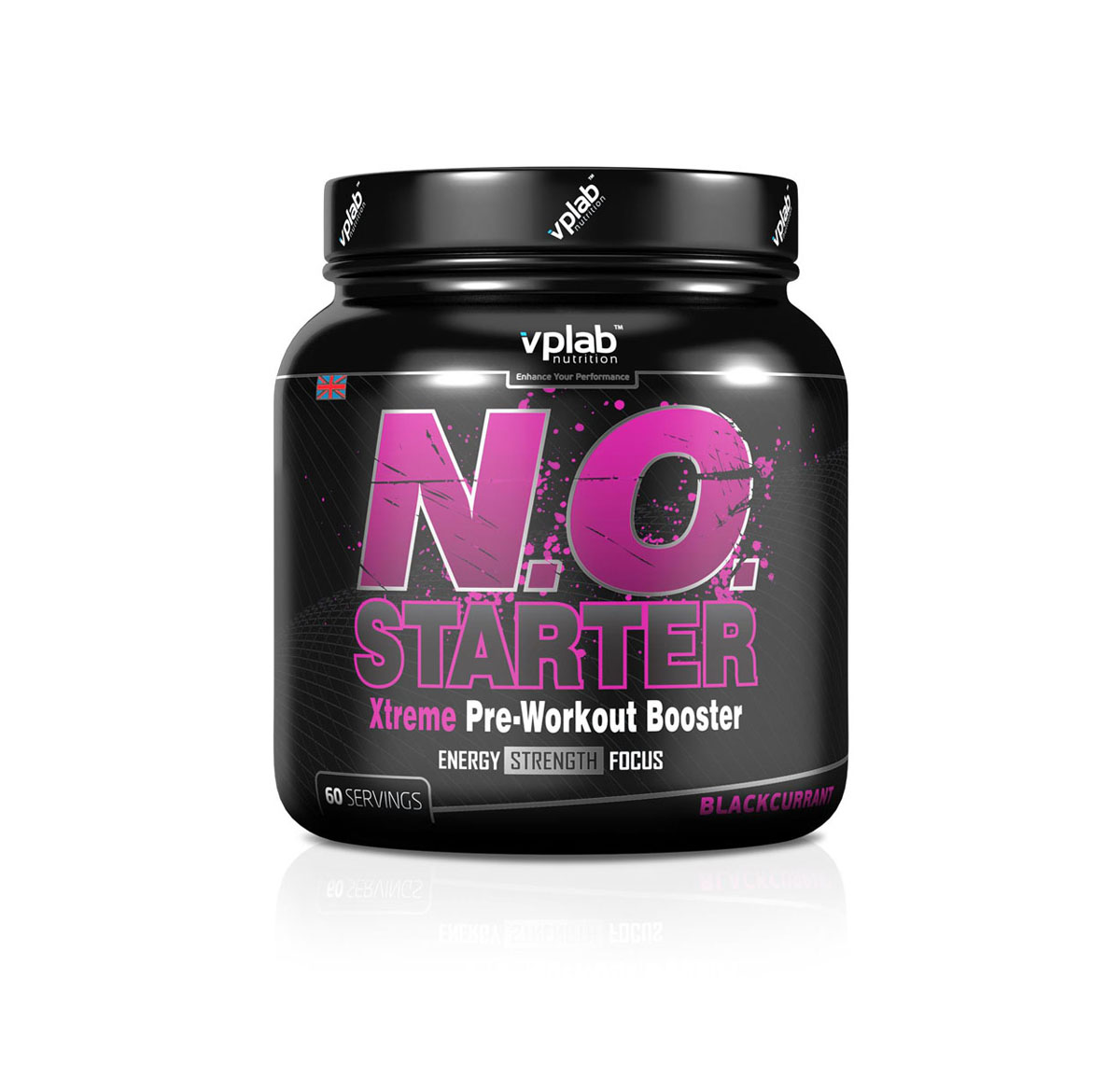 фото Предтренировочный комплекс Vplab "N.O. Starter", черная смородина, 600 г Vplab nutrition