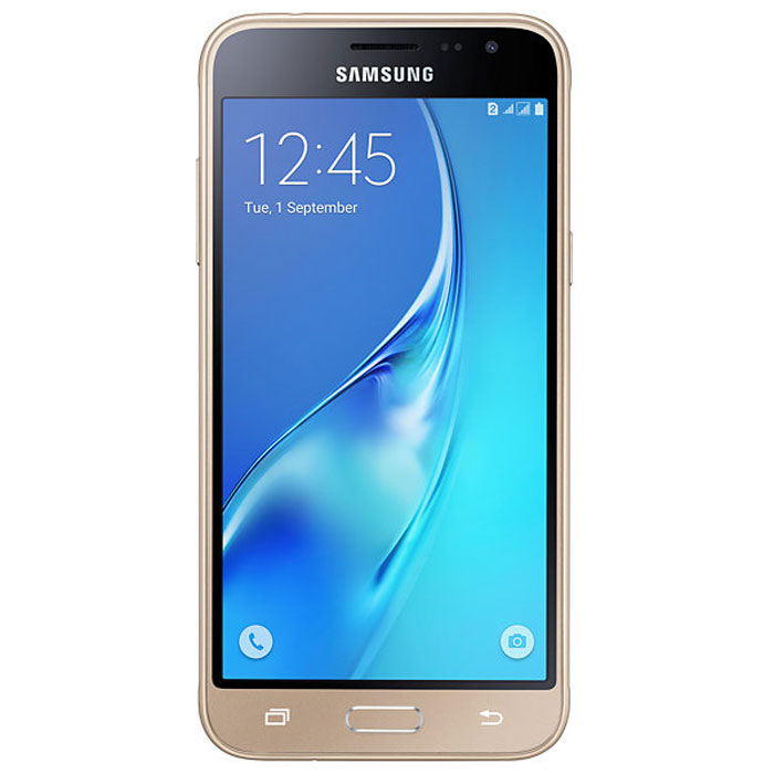 фото Смартфон Samsung Galaxy J3 2016 1,5/8GB, золотой. Уцененный товар