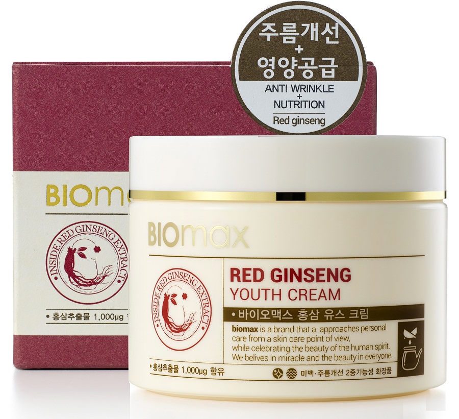 BioMax крем для молодости кожи с экстрактом красного женьшеня, 100мл