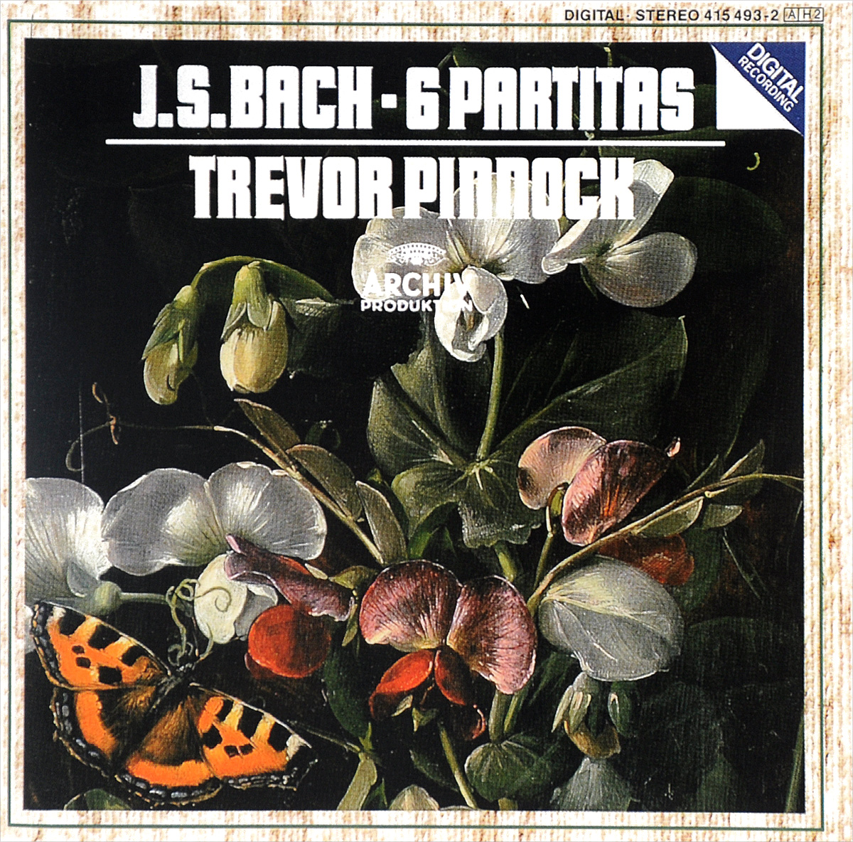 Trevor Pinnock. J. S. Bach. 6 Partitas (2 CD). Тревор Пиннок