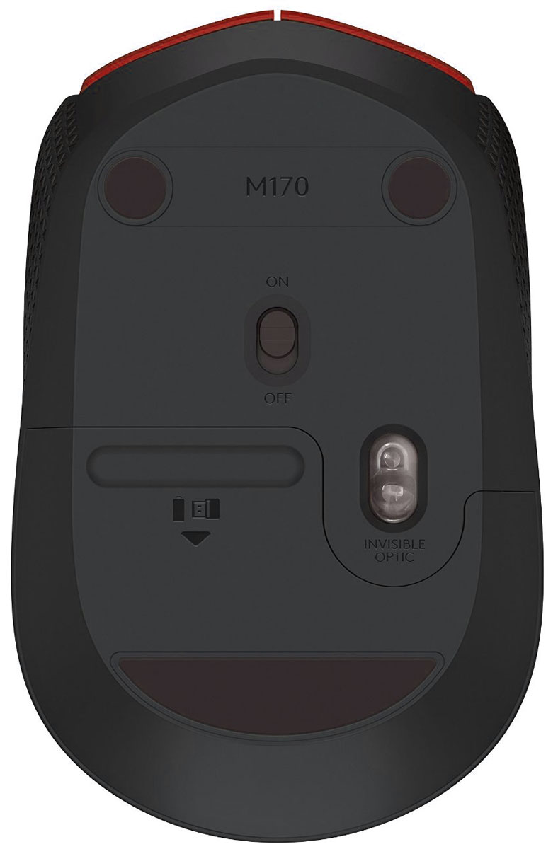 фото Мышь Logitech M171, Red беспроводная