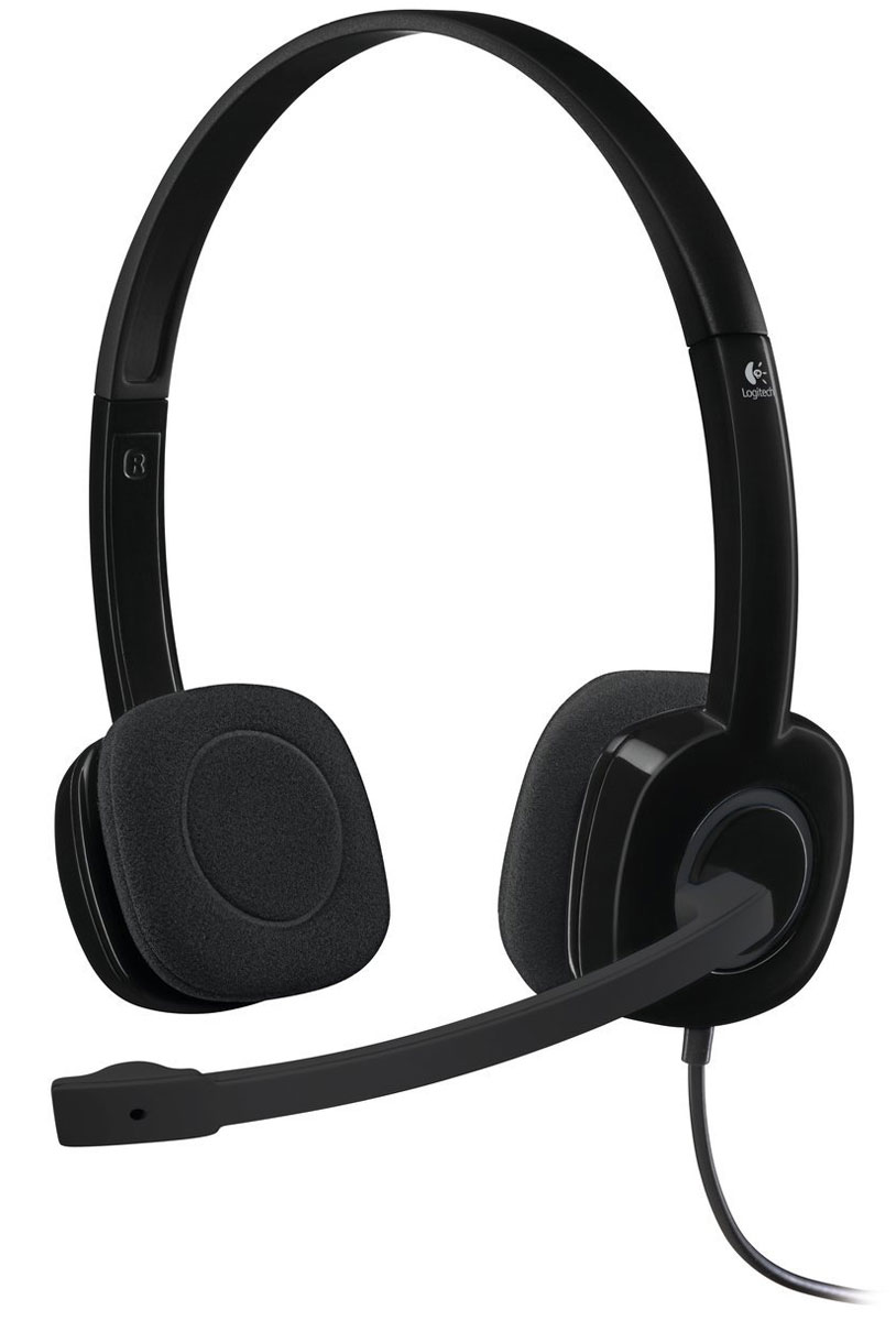 фото Компьютерная гарнитура Logitech H151 Stereo, Black