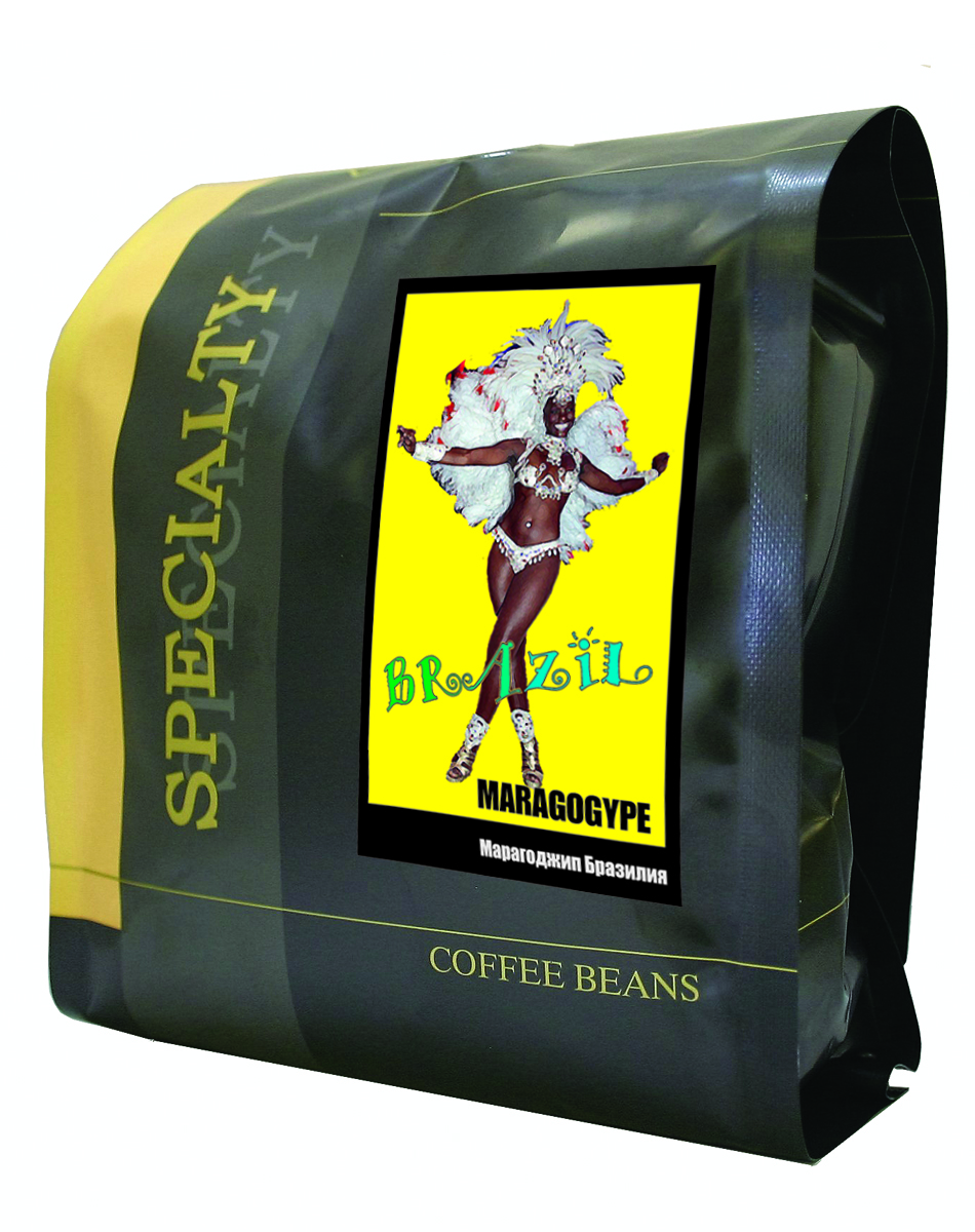фото Блюз Марагоджип Бразилия кофе в зернах, 500 г Кофе блюз