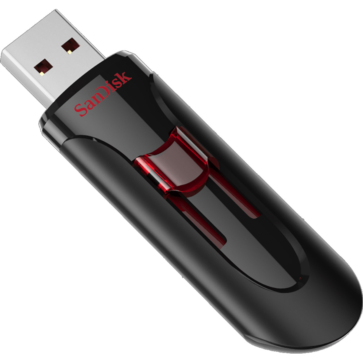 фото SanDisk Cruzer Glide 3.0 64GB, Black Red USB-накопитель