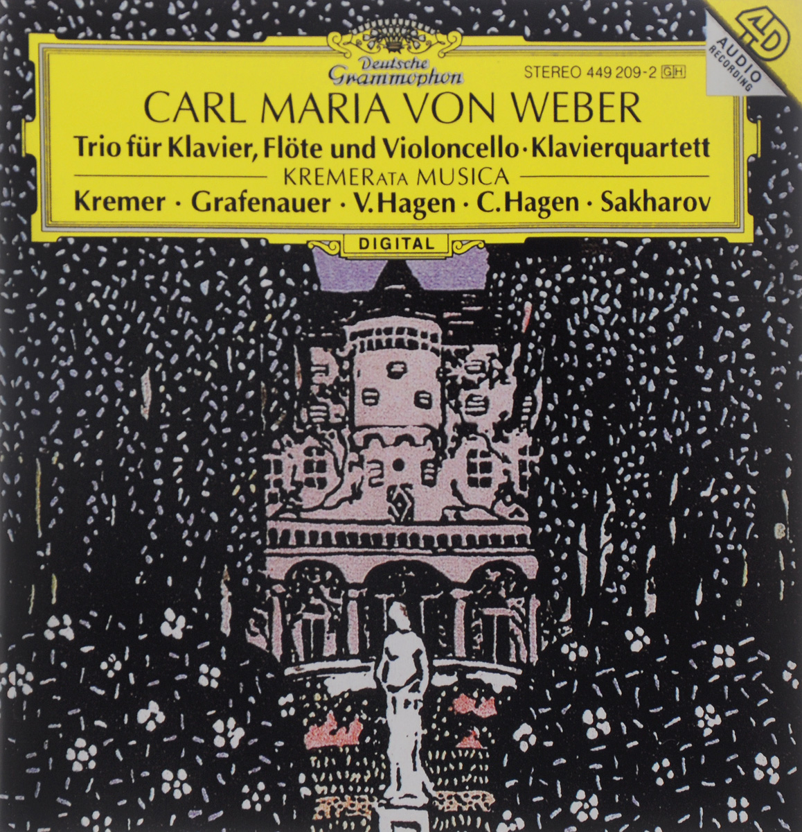 Carl Maria Von Weber. Trio Fur Klavier, Flote Und Violoncello / Klavierquartett. "Kremerata Musica"