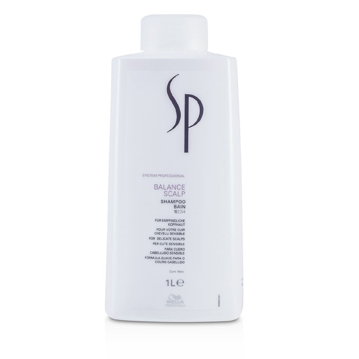 Wella SP Шампунь для чувствительной кожи головы Balance Scalp Shampoo, 1000 мл Wella SP Шампунь для чувствительной кожи головы Balance Scalp Shampoo, 1000 мл