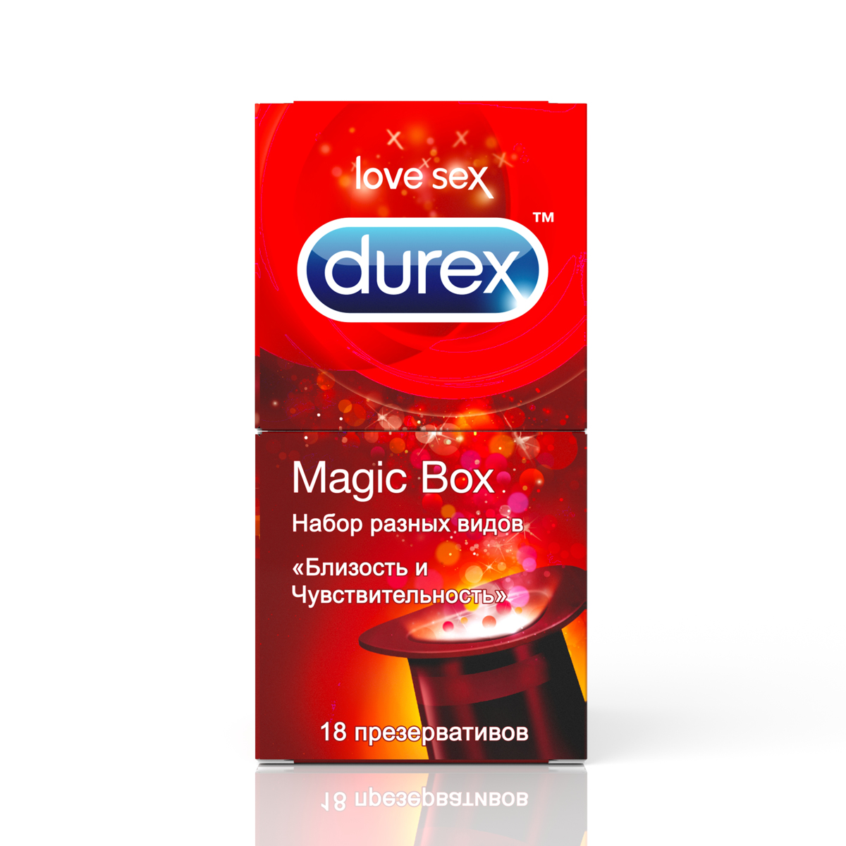DUREX Magic Box “Близость и чувствительность” Набор презервативов №18 ...