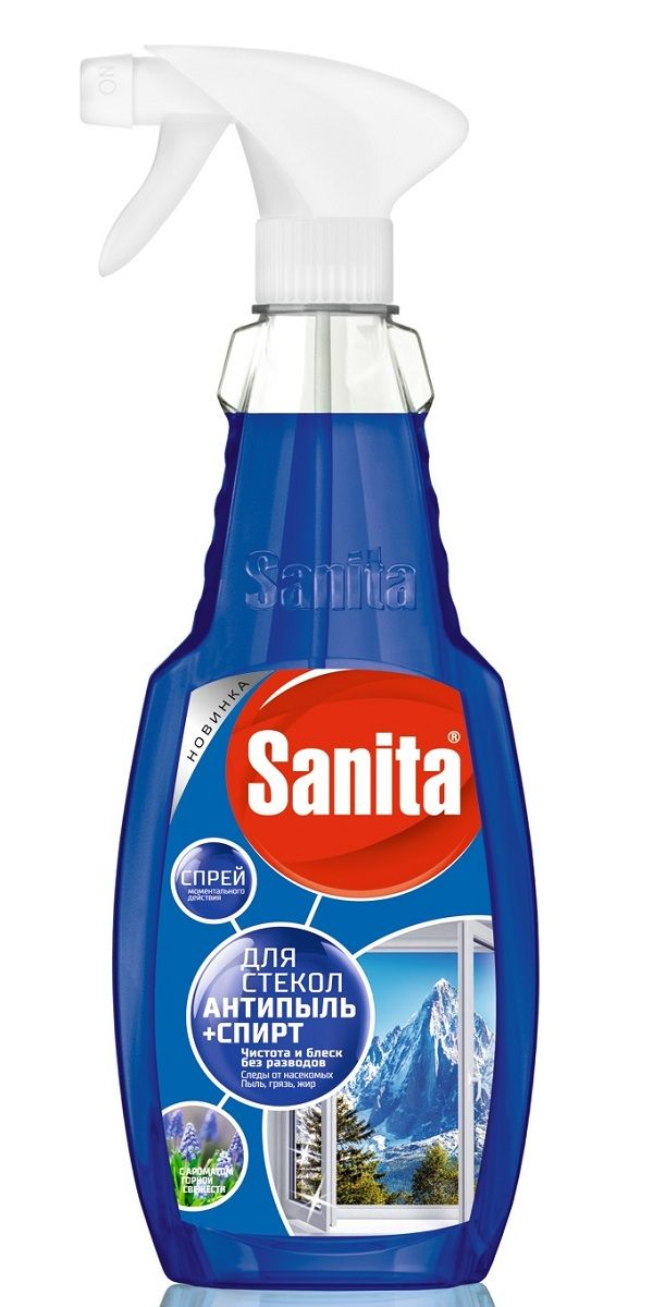фото Чистящее средство для стекол "Sanita", 500 мл