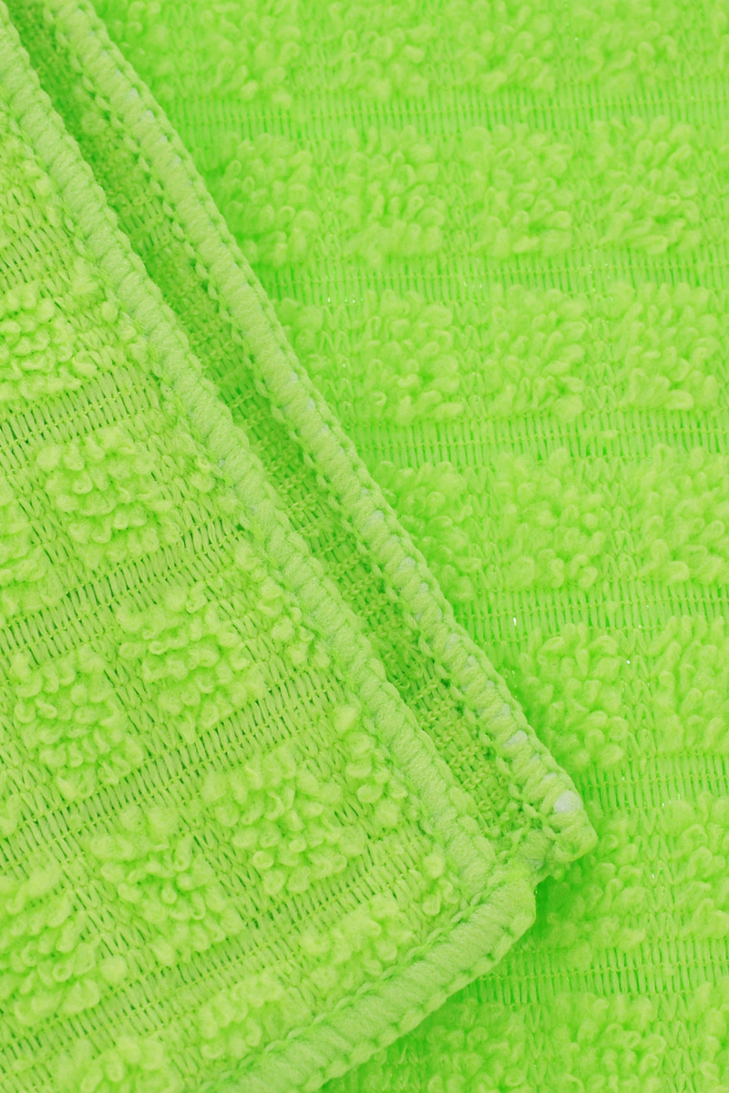 фото Салфетка "Sol Crystal" из микрофибры, быстросохнущая, цвет: зеленый, 30 x 30 см