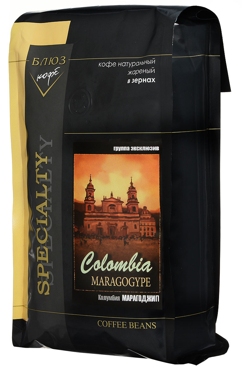 фото Блюз Марагоджип Колумбия кофе в зернах, 1 кг Кофе блюз