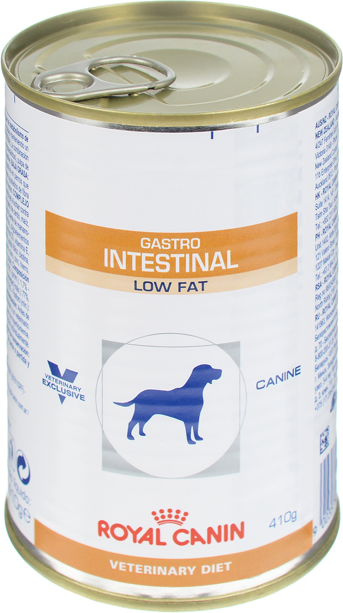 фото Консервы для собак Royal Canin "Gastro Intestinal Low Fat", при нарушении пищеварения, c пониженным содержанием жира, 410 г