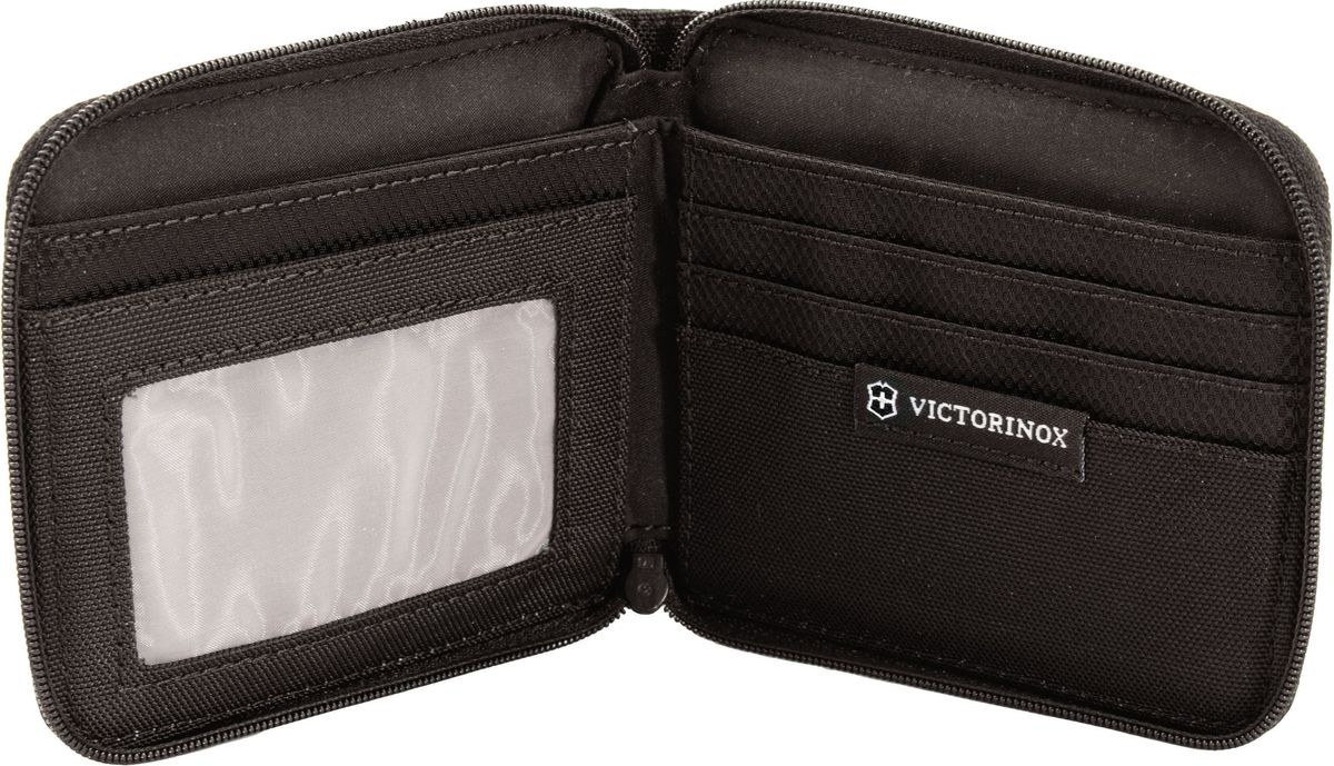 фото Бумажник Victorinox "Tri-Fold Wallet", на молнии, цвет: темно-коричневый. 31172601