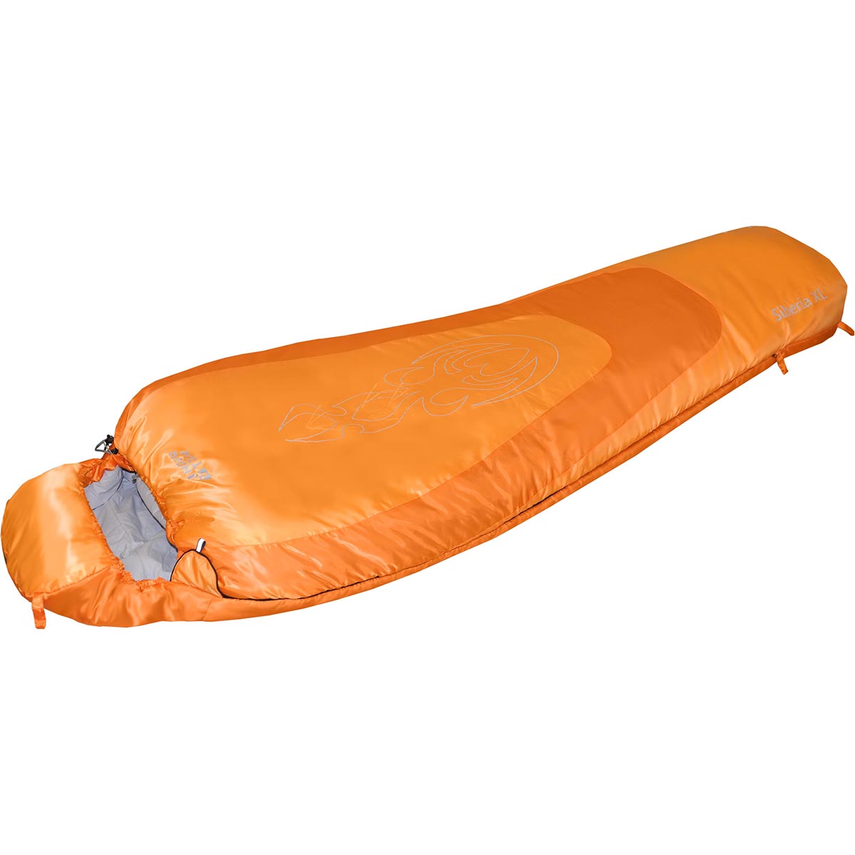 фото Спальный мешок Nova Tour "Сибирь -20 XL V2", цвет: оранжевый, левосторонняя молния
