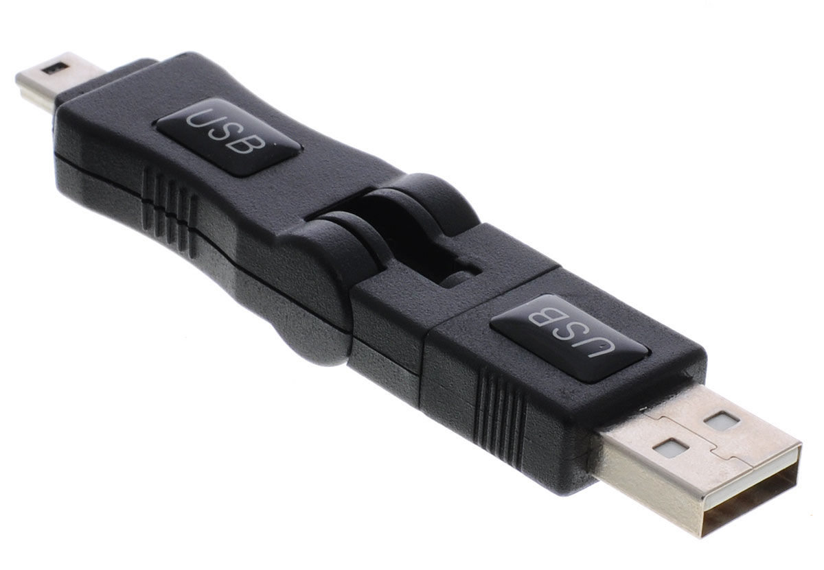 Greenconnect GC-AM2M5, Black адаптер-переходник miniUSB-USB
