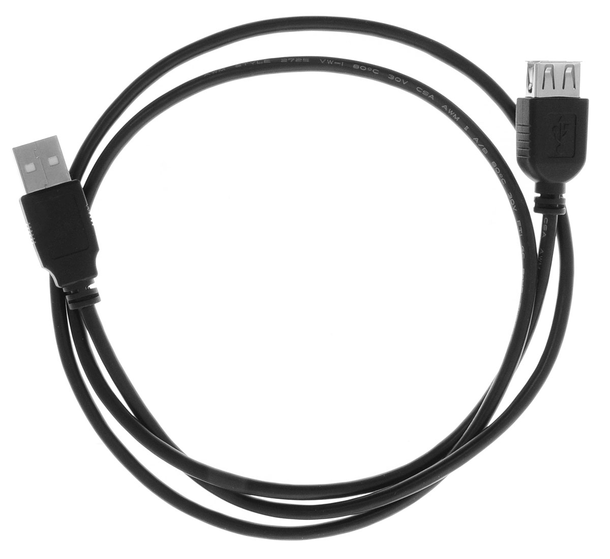 фото Greenconnect Premium GCR-UEC3M-BB2S, Black кабель-удлинитель USB 1 м