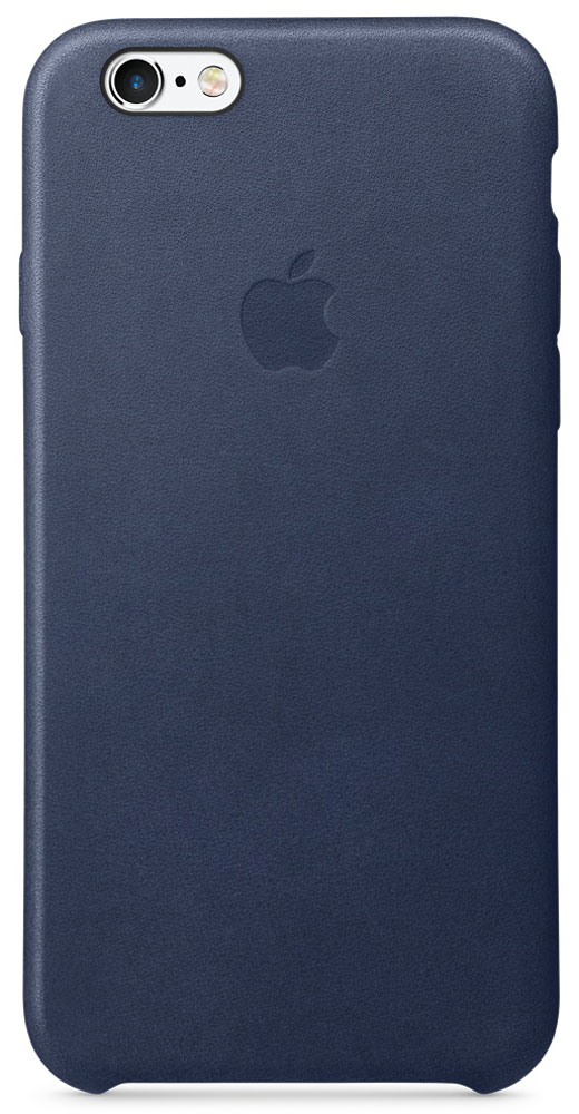 Apple Leather Case чехол для iPhone 6/6s, Midnight Blue