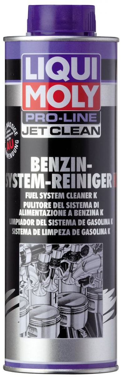 фото Жидкость для очистки бензиновых систем впрыска Liqui Moly "Pro-Line JetClean Benzin-System-Reiniger Konzentrat", 0,5 л