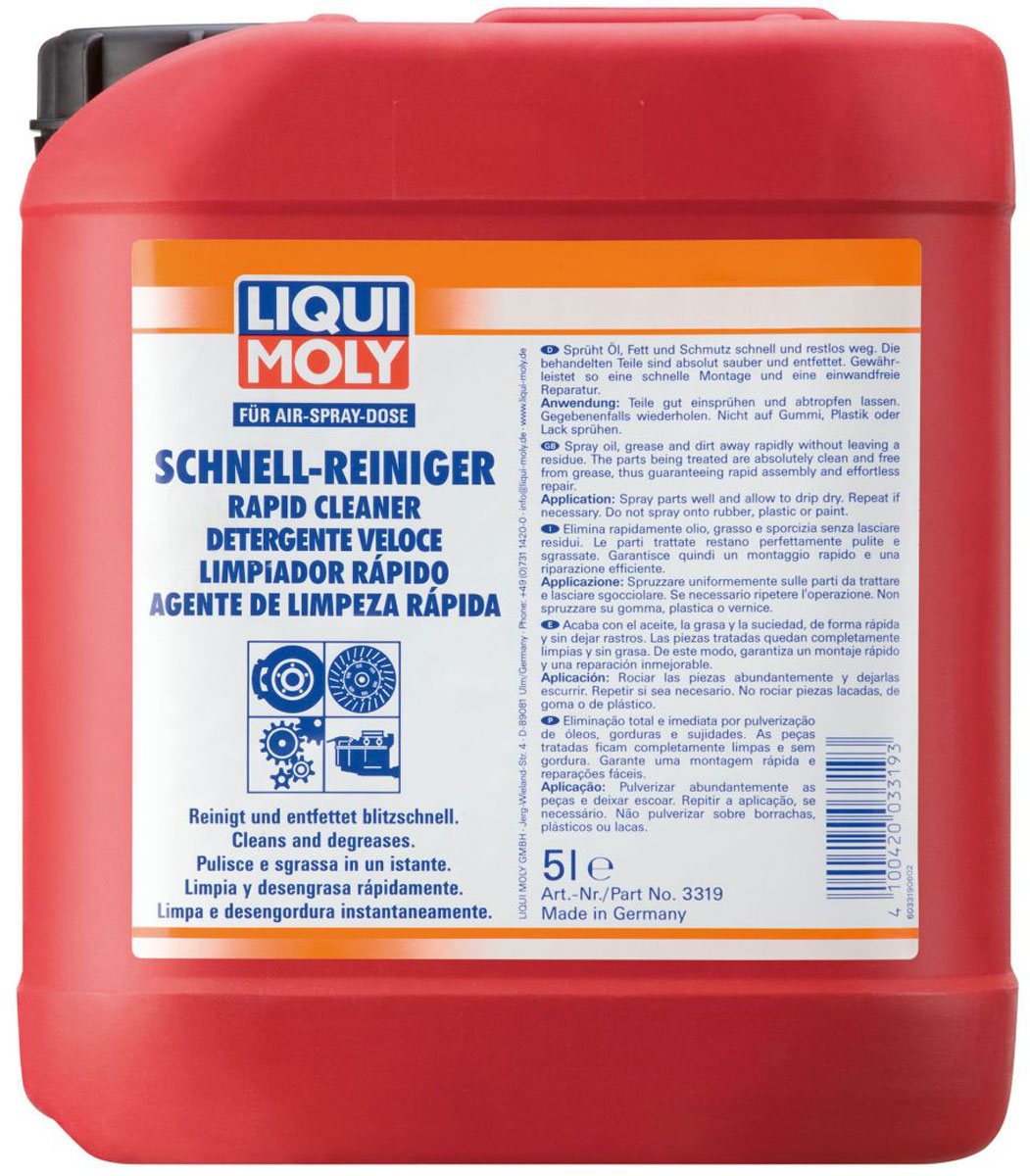 фото Очиститель Liqui Moly "Schnell-Reiniger", быстрый, 4 л