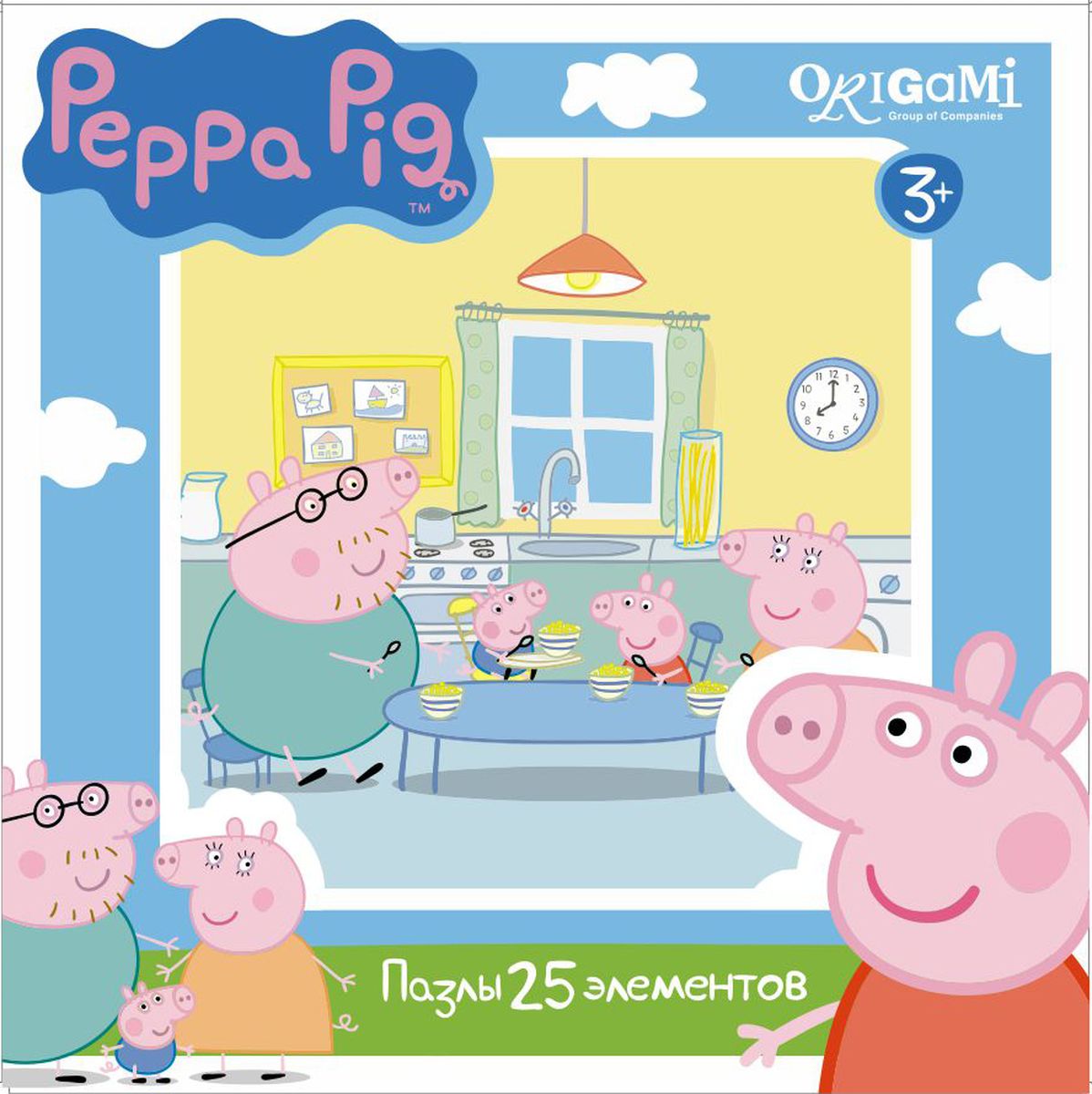 Оригами Пазл для малышей Peppa Pig 01581
