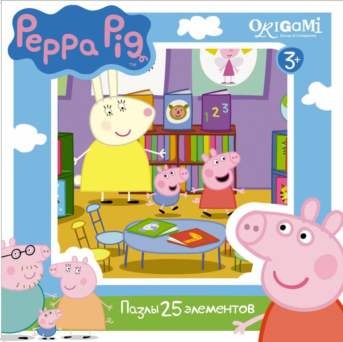 Оригами Пазл для малышей Peppa Pig 01583