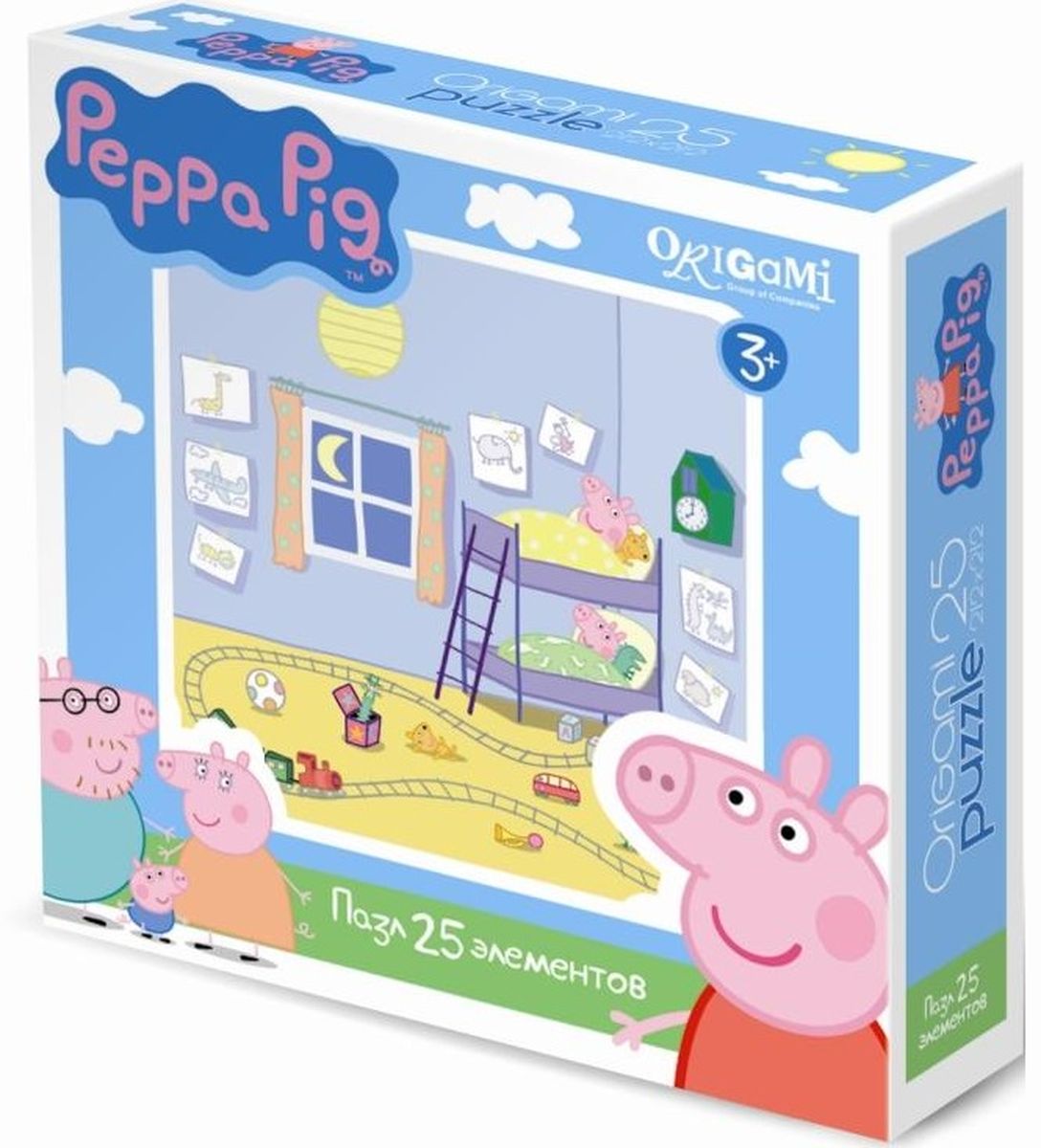 Оригами Пазл для малышей Peppa Pig 01582