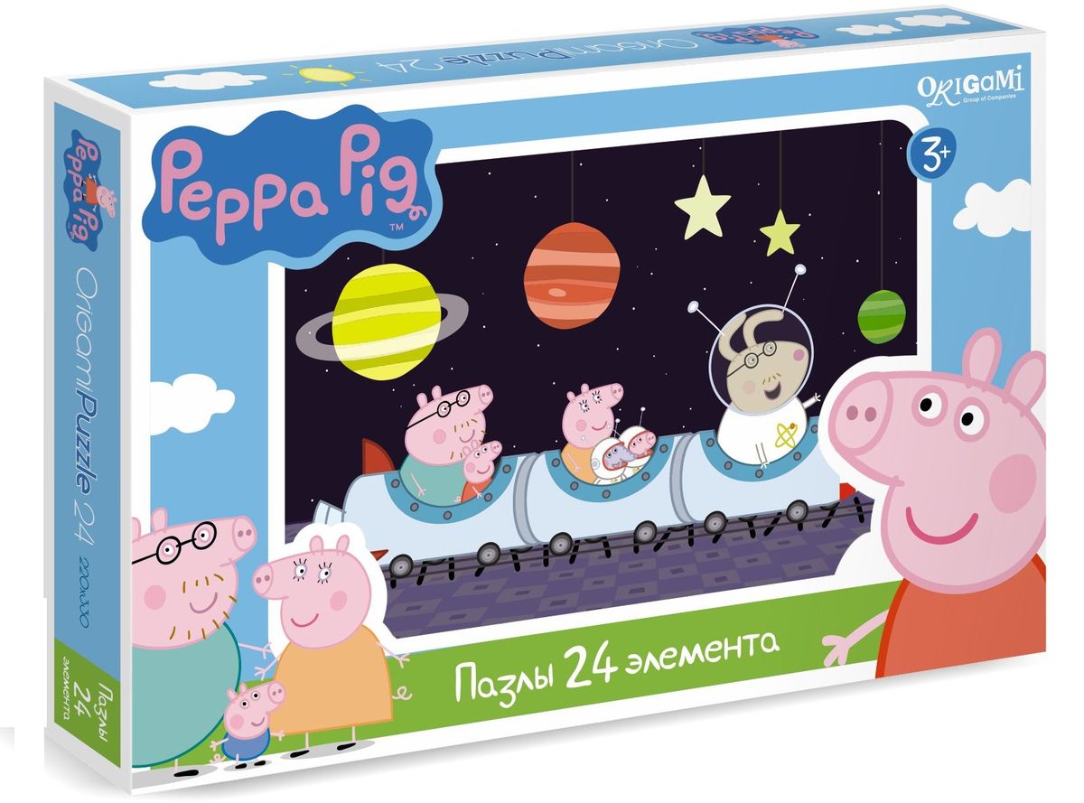 Оригами Пазл для малышей Peppa Pig 01568