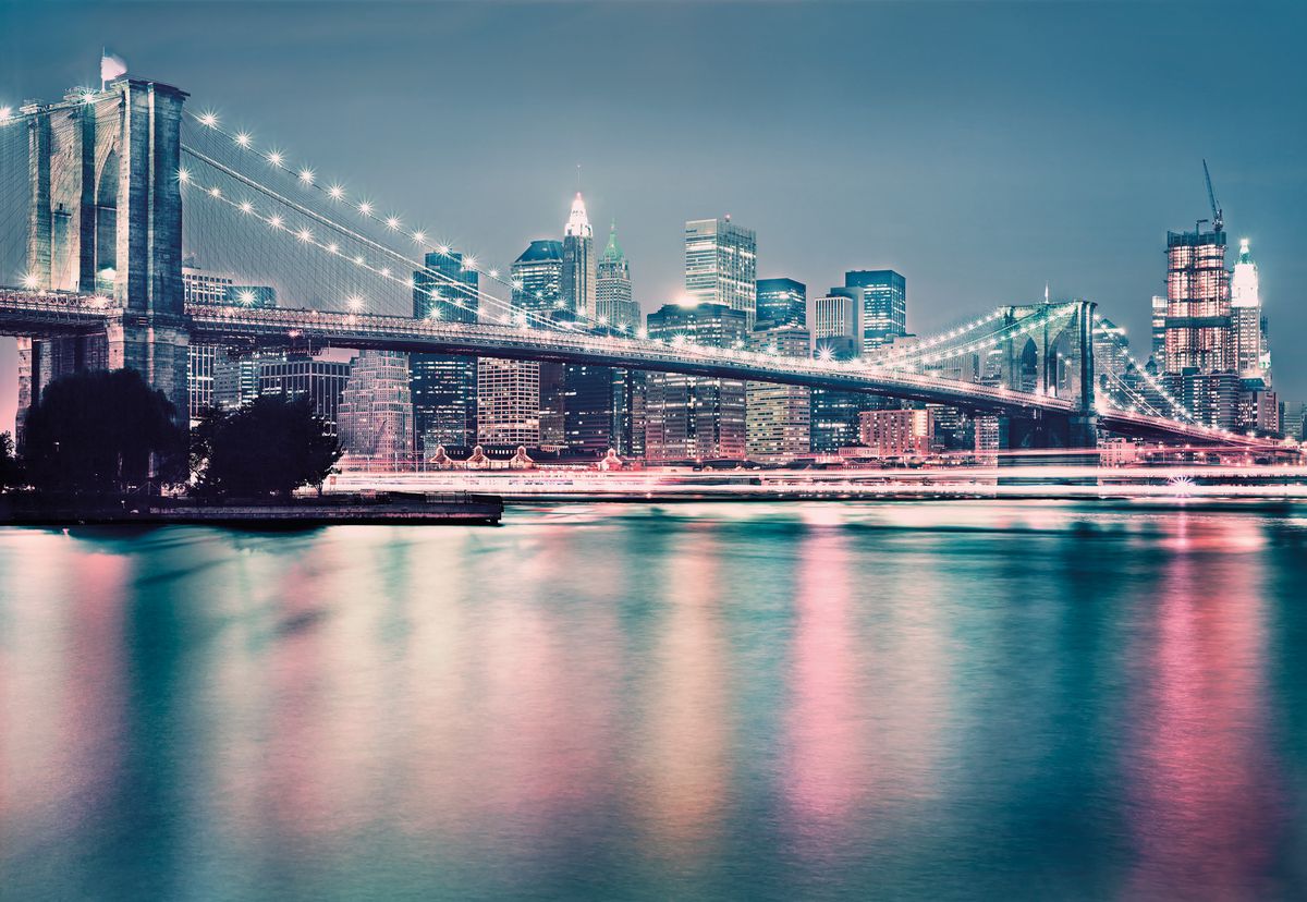 Топ фотообои. Бруклинский мост Нью-Йорк. Бруклинский мост Манхэттен. Бруклинский мост панорама. Бруклинский мост Нью-Йорк панорама.