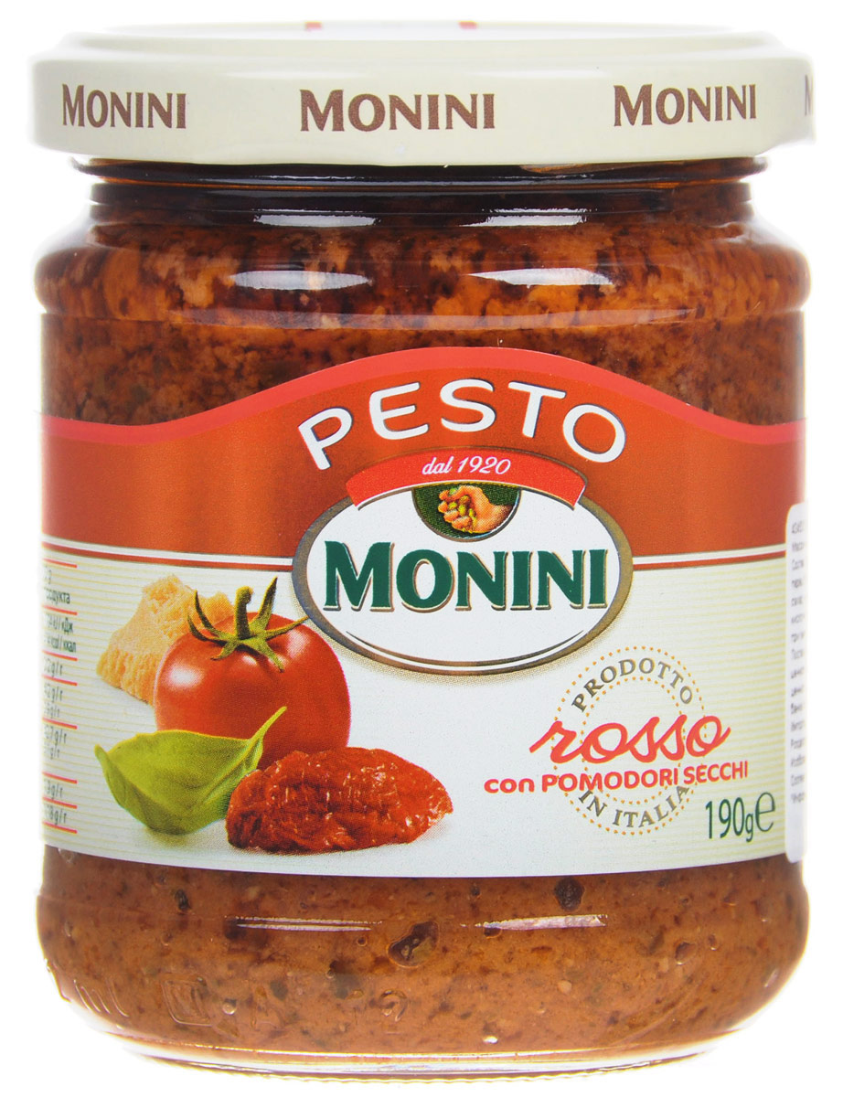 Соус песто Monini Pesto Rosso томатный, 190г