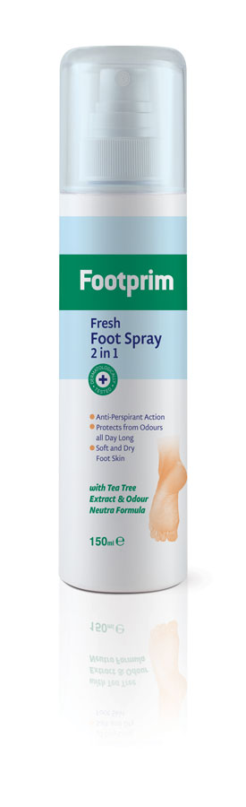 фото Footprim Дезодорант Антиперспирант для ног 2 в1 "Fresh Foot Spray", 150 мл