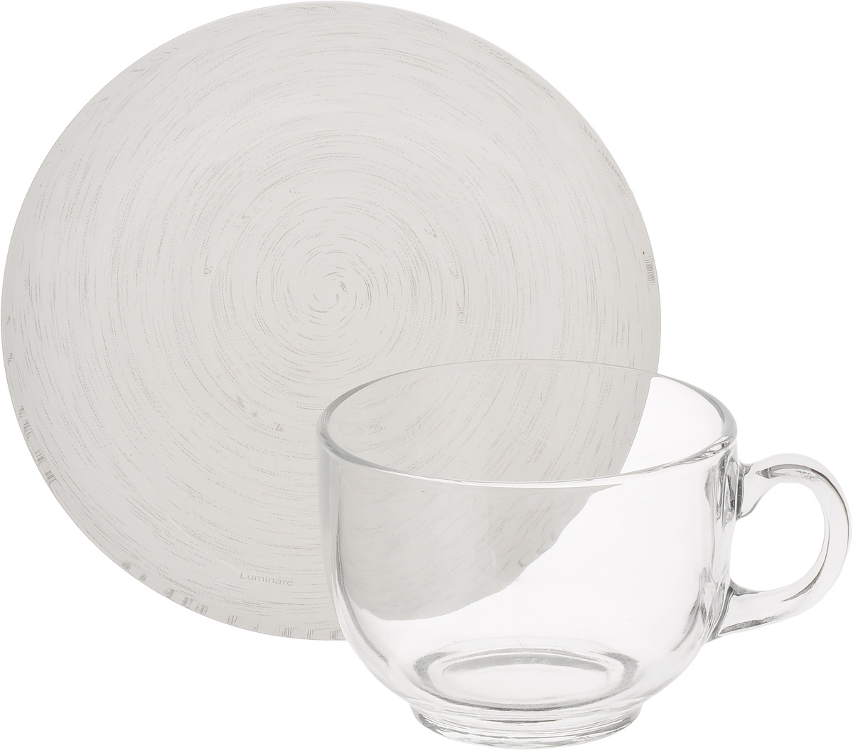 фото Набор чайный Luminarc "Stonemania", цвет: прозрачный, белый, 12 предметов