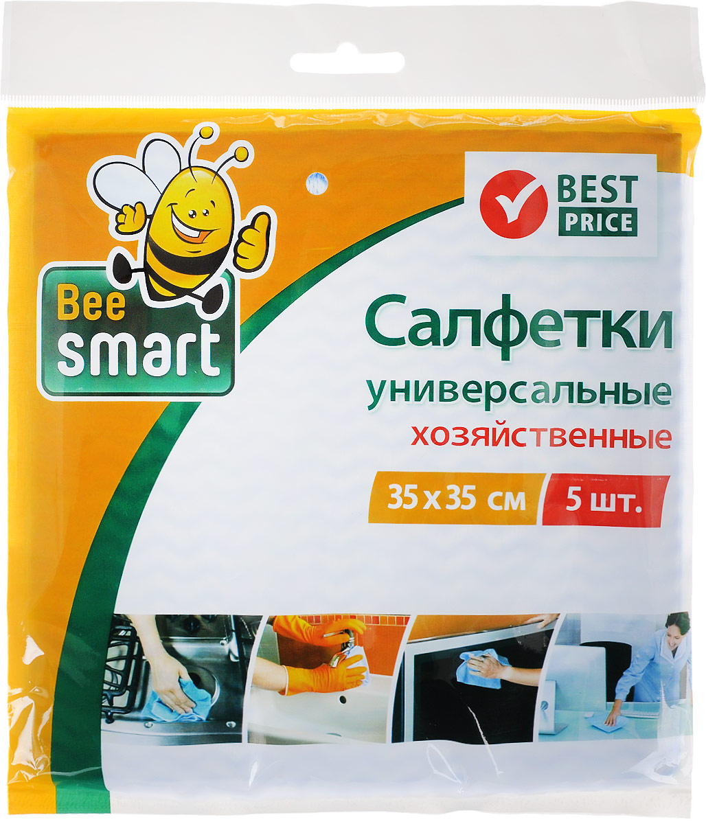 фото Набор универсальных салфеток "Beesmart", 35 х 35 см, 5 шт